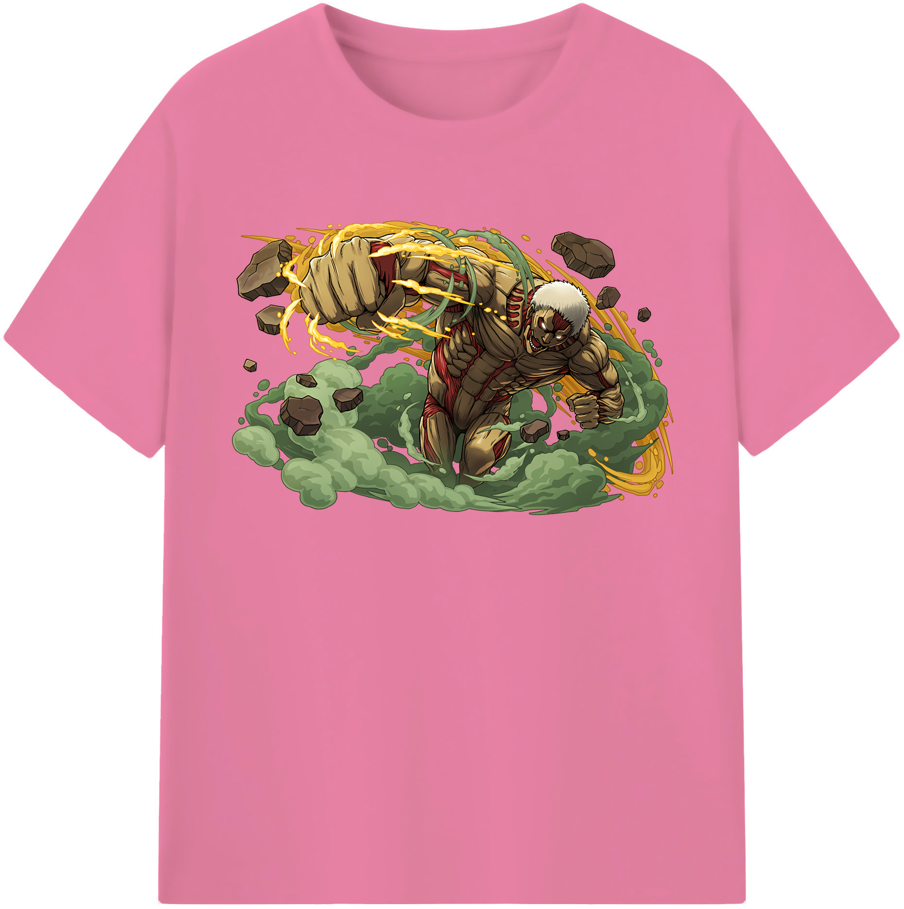 （画像用） 進撃の巨人 Attack on Titan 綿100％半袖Tシャツ（フロントプリント）